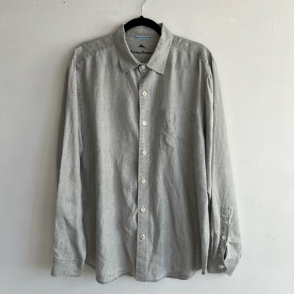 Tommy Bahama men's long-sleeve button-down shirt size L